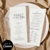 Catholic Wedding Program Canva Template | Church Ceremony Programs