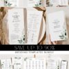 Minimalist Eucalyptus Wedding Invitation BUNDLE | Modern Wedding Stationery Templates Minimalist Eucalyptus Wedding Invitation BUNDLE | Modern Wedding Stationery Templates