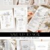 Boho Wildflower Wedding Invitation BUNDLE | 50+ Editable Templates Full Suite