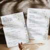Wedding Itinerary Welcome Note Template | Editable Weekend Timeline Printable Card
