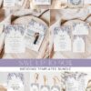 Wisteria Floral Wedding Invitations Template BUNDLE | 50+ Templates Wedding Stationery Kit Wisteria Floral Wedding Invitations Template BUNDLE | 50+ Templates Wedding Stationery Kit