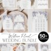 Wisteria Floral Wedding Invitations Template BUNDLE | 50+ Templates Wedding Stationery Kit Wisteria Floral Wedding Invitations Template BUNDLE | 50+ Templates Wedding Stationery Kit