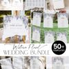 Wisteria Floral Wedding Invitations Template BUNDLE | 50+ Templates Wedding Stationery Kit Wisteria Floral Wedding Invitations Template BUNDLE | 50+ Templates Wedding Stationery Kit