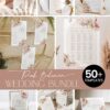 Pink Bohemian Wedding Invitations Template BUNDLE | 50+ Editable Dusty Rose Invitation Suite & Boho Signs Pink Bohemian Wedding Invitations Template BUNDLE | 50+ Editable Dusty Rose Invitation Suite & Boho Signs