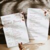 Boho Wedding Itinerary Template | Weekend Events Timeline Template