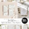Wildflower Wedding Template BUNDLE | 50+ Templates Editable Floral Invitation Suite Wildflower Wedding Template BUNDLE | 50+ Templates Editable Floral Invitation Suite