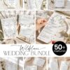 Wildflower Wedding Template BUNDLE | 50+ Templates Editable Floral Invitation Suite Wildflower Wedding Template BUNDLE | 50+ Templates Editable Floral Invitation Suite