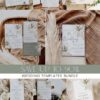 Boho Greenery Wedding Template Bundle