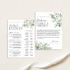 Printable Welcome Letter and Timeline Template | Printable Wedding Weekend Timeline