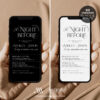 Electronic Rehearsal Dinner Invitation Template | The Night Before Invitation Evite Digital