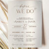 Wedding Rehearsal Dinner Invitation Template | Before We Do