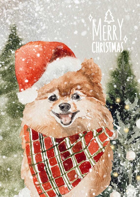 Get Festive for Our Free Christmas Card & Tag Kit Printables! Free Printable Christmas Card Favor Tags Amy Design Templates