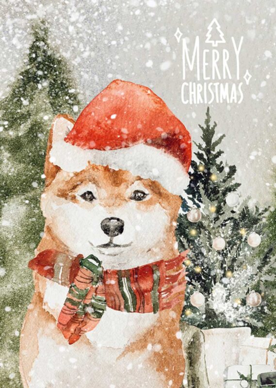 Get Festive for Our Free Christmas Card & Tag Kit Printables! Free Printable Christmas Card Favor Tags Amy Design Templates