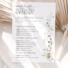 Printable Bachelorette Invites | Bridal Party Weekend Timeline Template Invitation