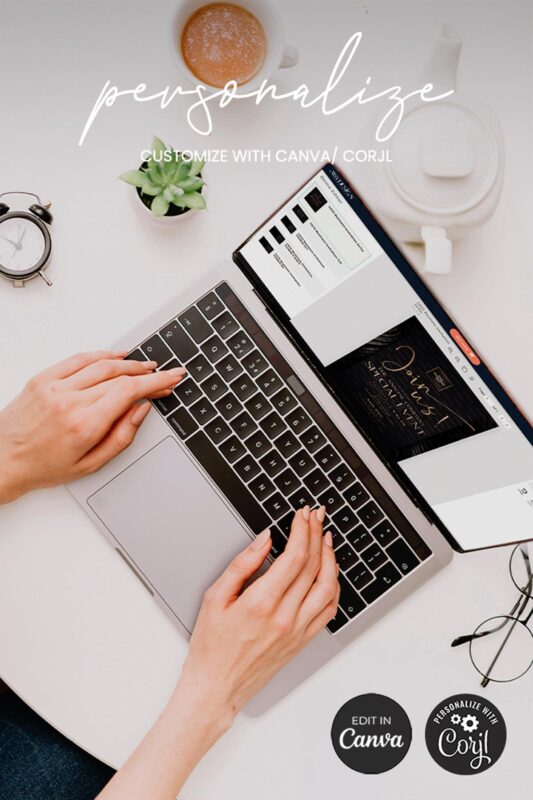 10+ Free Floral Menu Wedding Templates: Design a Bloom-Filled Feast How It Work Editable Template Canva Corjl Amy Design Templates 1