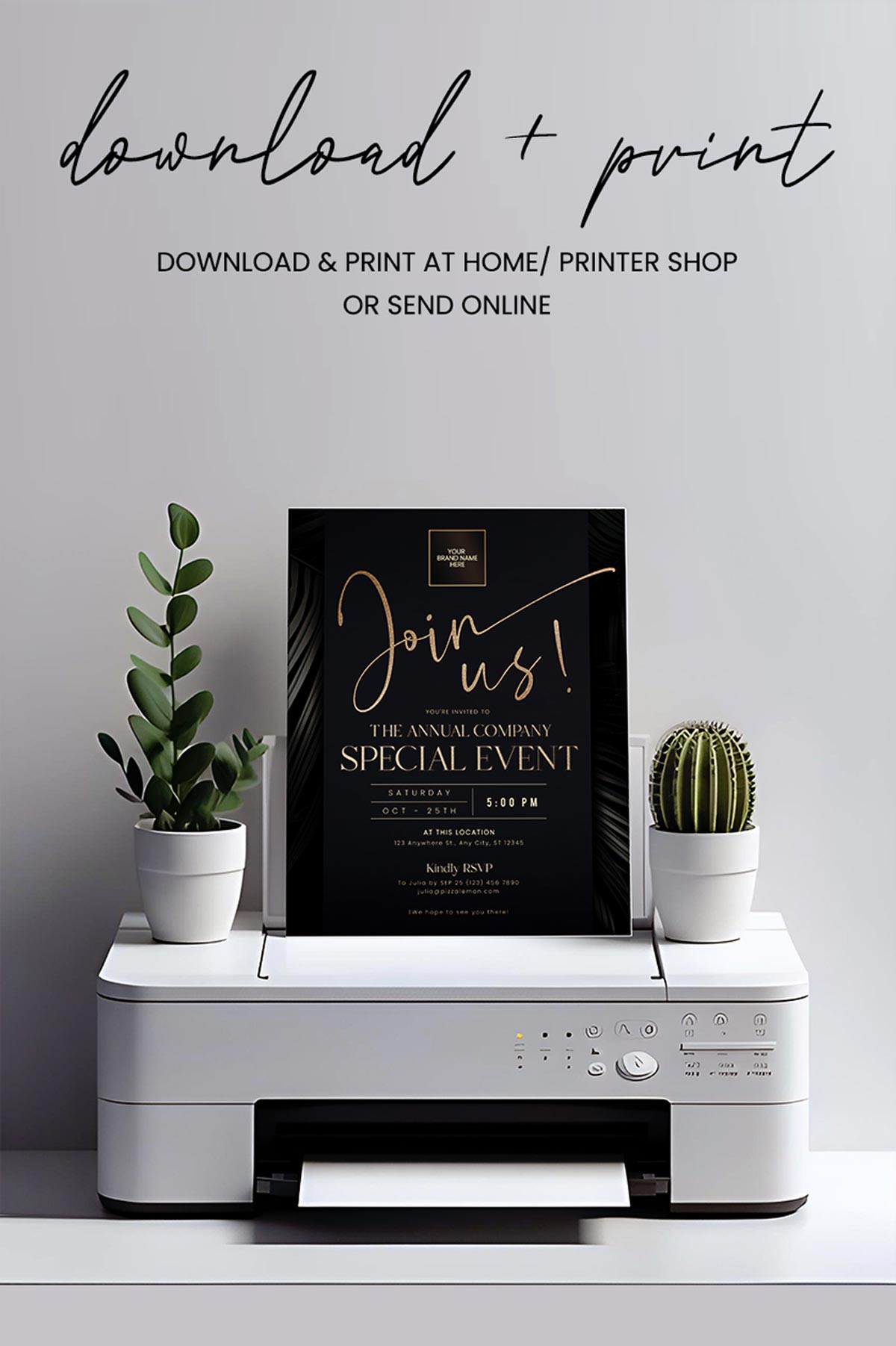 How It Work Editable Template Canva Corjl Amy Design Templates 1