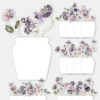 Printable Flowers Desk Calendar 2026 | Purple Floral Violet Poppy | Mini Calendar 2026 Printable Flowers Desk Calendar 2026 | Purple Floral Violet Poppy | Mini Calendar 2026
