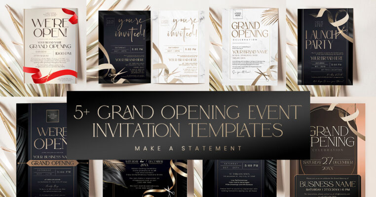 5+ Grand Opening Event Invitation Templates: Make a Statement