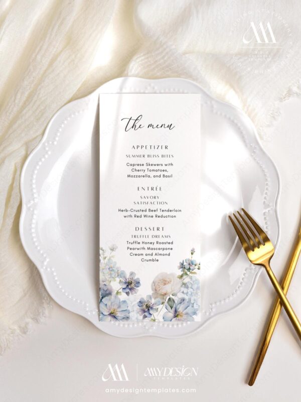 10+ Free Floral Menu Wedding Templates: Design a Bloom-Filled Feast Collection of Free Floral Menu Wedding Templates