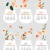 Peach Citrus 2026 Desk Calendar Printable | Watercolor Orange Floral Monthly Planner (SVG, PNG, PDF Templates) Peach Citrus 2026 Desk Calendar Printable - Watercolor Floral Monthly Planner (SVG, PNG, PDF Templates)