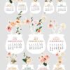 Peach Citrus 2026 Desk Calendar Printable | Watercolor Orange Floral Monthly Planner (SVG, PNG, PDF Templates) Peach Citrus 2026 Desk Calendar Printable - Watercolor Floral Monthly Planner (SVG, PNG, PDF Templates)