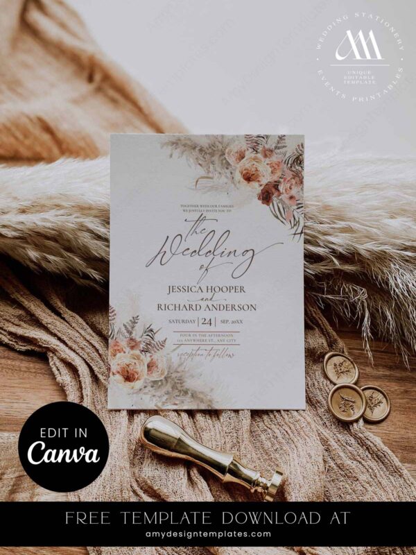 5+ Free Printable Wedding Announcement Templates: Share Your Big News in Style! Free Printable Wedding Announcement Templates