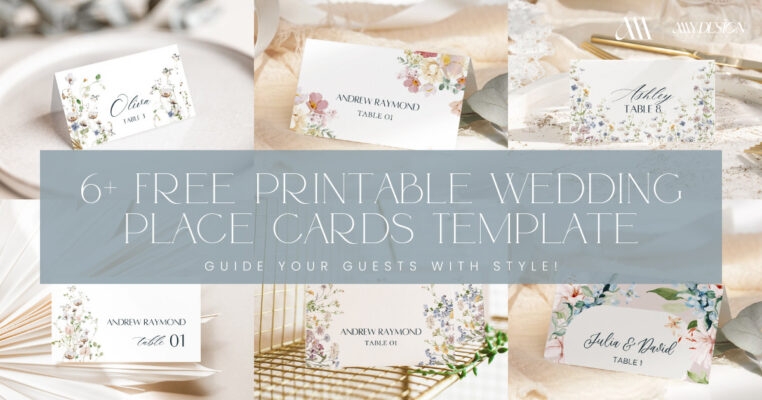 6+ Free Printable Wildflower Wedding Place Cards Template: Guide Your Guests with Natural Charm!