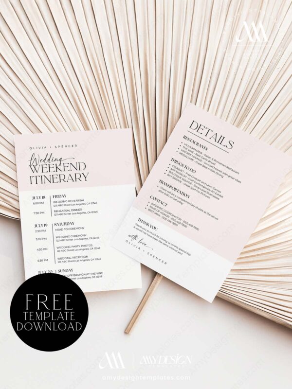 5+ Free Minimalist Wedding Itinerary Templates: Elegant Planning Made Simple Your Free Minimalist Wedding Itinerary Templates