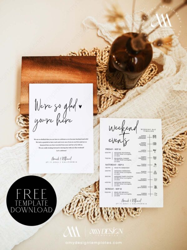 5+ Free Minimalist Wedding Itinerary Templates: Elegant Planning Made Simple Your Free Minimalist Wedding Itinerary Templates