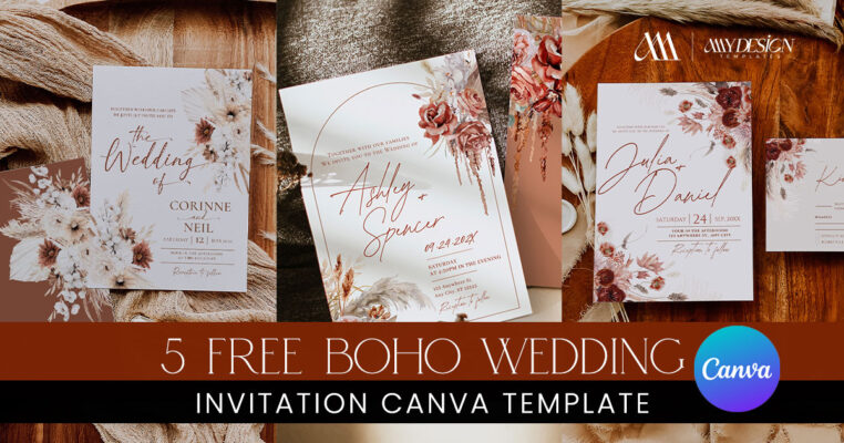 5+ Free Boho Wedding Invitation Templates: Craft Your Dream Day on a Budget