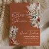 Cowboy Boots Bridal Shower Invite | Western Boho Invitation | Rustic Country Pampas Grass