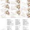 B068 Boho Terracotta Bridal Shower Games Bundle Printable Template 2