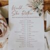 Would She Rather Bridal Shower Games