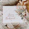 Editable Boho Terracotta Bridesmaid Proposal Card Info Template