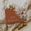 Editable Boho Terracotta Bridesmaid Proposal Card Info Template Will You Be My Bridesmaid