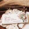Editable Boho Terracotta Chocolate Wrapper Template