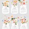 Printable 2026 Floral Desk Calendar Digital Download | Watercolor Spring Bloom (SVG, PNG, PDF) Printable 2026 Floral Desk Calendar Digital Download - Watercolor Spring Bloom (SVG, PNG, PDF)