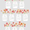 Printable Poppy Flowers Desk Calendar 2026 (SVG, PNG, PDF) | Vibrant Red Orange Floral Digital Download 2026 Printable Poppy Desk Calendar SVG/PNG/PDF | Vibrant Red Orange Floral Vase Monthly Mini Planner | Digital Download
