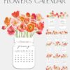Printable Poppy Flowers Desk Calendar 2026 (SVG, PNG, PDF) | Vibrant Red Orange Floral Digital Download Printable 2026 Poppy Desk Calendar (SVG, PNG, PDF) - Vibrant Red Orange Floral Digital Download
