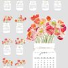 Printable Poppy Flowers Desk Calendar 2026 (SVG, PNG, PDF) | Vibrant Red Orange Floral Digital Download Printable 2026 Poppy Desk Calendar (SVG, PNG, PDF) - Vibrant Red Orange Floral Digital Download