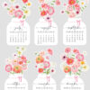 Bloom Flowers Pot 2026 Desk Calendar | Watercolor Printable Monthly Cutouts | Colorful Floral Planner SVG PNG PDF Bloom Flowers Pot 2026 Desk Calendar | Watercolor Printable Monthly Cutouts | Colorful Floral Planner SVG PNG PDF