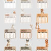 2026 Cute Animal Monthly Calendar Planner Printable SVG, PNG, PDF Animal Calendar Printable - Cute Dog and Cat Monthly Planner, Desktop Calendar SVG for Cricut, Watercolor Pet Blank Calendar Template