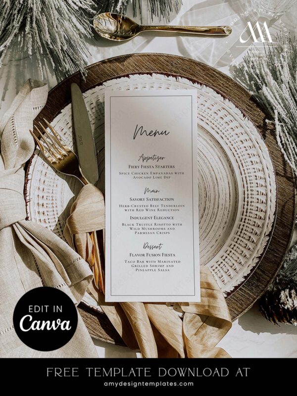 7+ Free Monogram Wedding Menu Templates: Your Elegant Table Setting Guide Your Free Monogram Wedding Menu Templates FREECV041