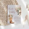 Boots and Bubbly Bridal Shower Invitation | Western Cowgirl Invite Template | Rustic Boho Pampas Grass Boots and Bubbly Bridal Shower Invitation, Western Cowgirl Invite Template, Rustic Boho Pampas Grass, Champagne Bridal Shower Editable Printable