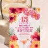 Ibiza Night Birthday Invitation Card | Tropical Disco Hibiscus Cocktail Party Canva Editable Template Ibiza Night Birthday Invitation Card | Tropical Disco Hibiscus Cocktail Party Canva Editable Template