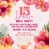 Ibiza Night Birthday Invitation Card | Tropical Disco Hibiscus Cocktail Party Canva Editable Template Ibiza Night Birthday Invitation Card | Tropical Disco Hibiscus Cocktail Party Canva Editable Template