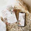 Western Cowboy Boot Boho Save the Date Card Template | Rustic Terracotta Wedding Save the Dates with Photo Western Cowboy Boot Boho Save the Date Card Template | Rustic Terracotta Wedding Save the Dates with Photo
