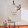 Boho Fall Wedding Sign Template Printable | Bohemian Wedding Welcome Signage