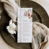 Rustic Boho Fall Wedding Invitations Template Bundle | Earthy Tan Wedding Stationery Printable Thank You Note Card Rustic Boho Fall Wedding Template Bundle - 50+ DIY Printable Wedding Stationery Printable | Earthy Tan Bohemian Pampas Grass