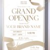 Luxury Grand Opening Flyer Invitation Template Canva | Business Launch Invite | Ribbon Cutting Events Luxury Grand Opening Flyer Invitation Template Canva | Business Launch Invite | Ribbon Cutting Events